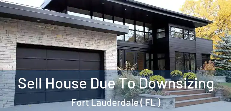  Sell House Due To Downsizing Fort Lauderdale ( FL )