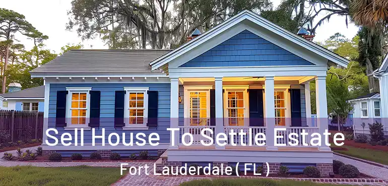  Sell House To Settle Estate Fort Lauderdale ( FL )