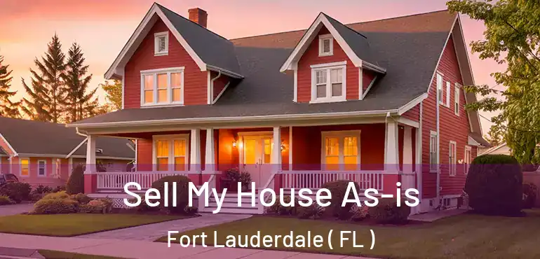 Sell My House As-is Fort Lauderdale ( FL )